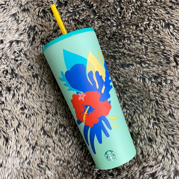 Limited edition Mint hibiscus Starbucks Tumblr - Picture 1 of 6